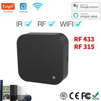 Tuya Smart RF IR daljinski upravljač WiFi, Pametna kuća za klima uređaja, svi televizori, tv LG, Podrška za Alexa, Google Home