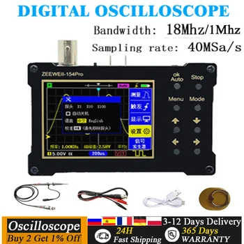 ZEEWEII DSO154Pro 320*240 Rezolucija 2.4 in TFT Zaslon u Boji Digitalni Osciloskop Podrška frekvencije uzorkovanja 40MSa/s Generator signala