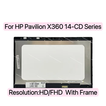 Novi 14-inčni HP Pavilion x360 14 CD 14-CD 14M-CD 14-DD 14M-CD0001DX L20553-001 LCD zaslon osjetljiv na dodir U prikupljanju HD FHD
