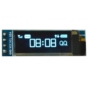 0,91-inčni Jednostavno instalirati e-modul visoke rezolucije I2C PŠENICA 128x32 OLED White Digital Rezervni LCD zaslon