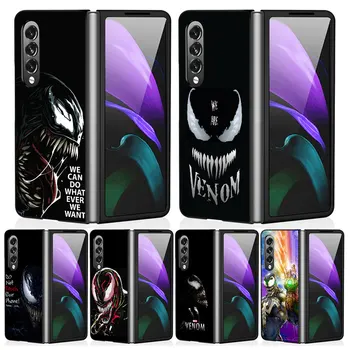 Torbica Marvel Venom za Samsung Galaxy ZFold3 Z Fold4 Z Fold3 ZFold4 5G šok-dokaz Crna Torbica