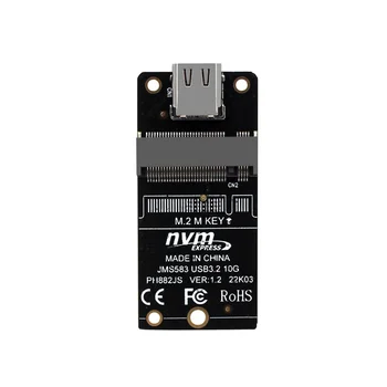 Adapter TYPE-C na M. 2 Adapter NVME SSD NVMe Telo M. 2 na USB 3.2 Podrška Type-C M. 2 SSD 2230 2242 2260 2280