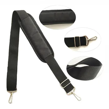 Crni najlon remen za muške torbe, izdržljiv rameni pojas, muški portfelj, torba za prijenosno računalo, dužina remena, Pribor za torbu 3,8x145 cm