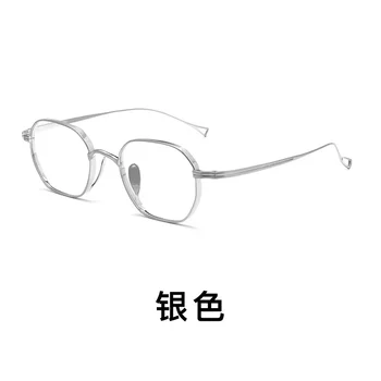 47 mm Nova ультралегкие kvalitetne naočale od čistog titana, gospodo Klasicni Okrugle ukrasne optički bodove u okvirima na recept, ženske 9917