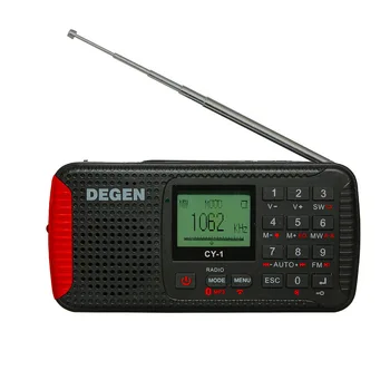 DEGEN CY-1 disaster radio FM/MW /SW kratkotalasni radio LCD /SOS /Bluetooth /MP3 /snimač prijenosni radio
