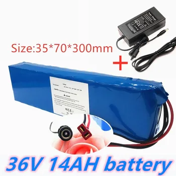 36V Baterija 10S3P 14Ah 42V 18650 li-ion baterija za электровелосипеда ebike motor skuter s 20A BMS 500W