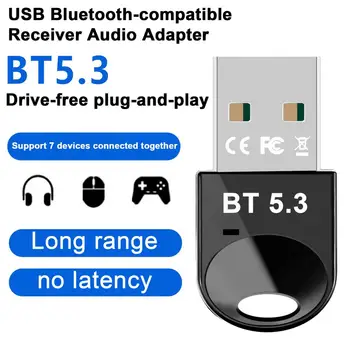 Bluetooth Prilagodnik za Bluetooth Dongle Receptor Usb Bluetooth prijemnik za PC Bluetooth 5.3 Adpatador za bežični miš