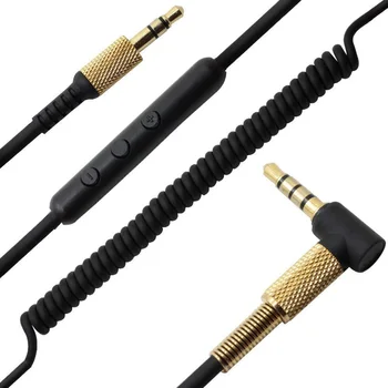 produžni Kabel, 3,5 mm, Prijenosni Kabel za slušalice sa Kontrolom glasnoće Mikrofona za Marshall Major II Monitor MID
