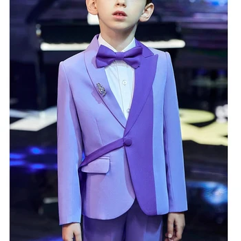 Boys Suit Purple Unique Design 2-Set pieces (Jacket+Pants) 2023 New Children ' s Fashion Odjeca Set odijelo za dječaka