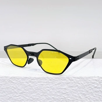 TRAŽI Klasične sunčane naočale iz dijamant čelika ultra Sklopivi Prijenosni naočale Uv400, Unisex, Dizajnerske marke naočale