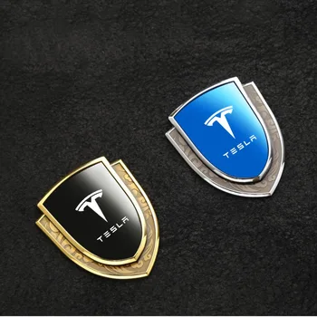 Oznaka sa logom na bočnoj strani karoserije Automobila, Štit za polaganje automobila, Amblem, simbol, Natpis na vozilu za TESLA Model 3 Y X, auto Oprema