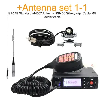 Baojie BJ-218 Mini Mobilni radio 20 km 25 W Dvofrekvencijska VHF/UHF Prijenosni prijenosni radio 136-174 Mhz 400-470 Mhz bj218 Приемопередающая postaja