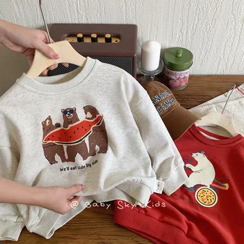 Dječji džemper u jesenskom stilu, casual džemper s korejski uzorkom za dječake i djevojčice