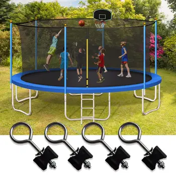 Dogovor za trampolin s gustom za nošenje, čvrst set vijaka za trampolin, otporna na udarce stezni pribor za održivi kreveta za skakanje