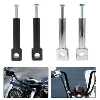 Držač za volan bicikla, 22/25 mm, spona za olovke, Univerzalni adapter, crna/ krom Aluminij, dijelovi za motocikle, pribor