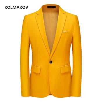 2024 novi dolazak, blazers na jedan preklopni, trendy i casual sportska jakna za muškarce, muške jakne visoke kvalitete, veličina M-6XL, 16 boja