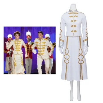 Ženski Glazbeni Muški Cosplay Odijelo Бродвейское Faze pokazuju Komplet Odjeće Bijela plovila haljina Halloween kostime Faze pokazuju Odijelo