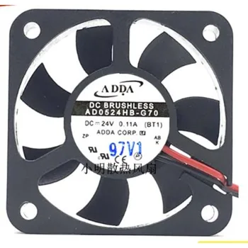 Novi Ventilator za ADDA AD0524HB-G70 5010 DC24V 0.11 A Pretvarač frekvencije Ventilator 50x50x10 mm