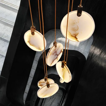 Luksuzna Mramorne stepenice Luster Modernog zlatni dugi svjetiljka za rasvjetu vile Dekorativne svjetiljke