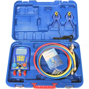 Elektronski mjerač sadržaj fluora, digitalni zaslon, senzor za hlađenje kolektora, evakuiran cijevi manometra, alat za mjerenje kompresora