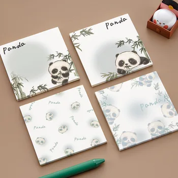 50 Listova/book, kreativni blok s dragim životinjama Panda iz crtića za scrapbooking, obrta iz dekorativnih materijala, vođenje zapisnika kolaža