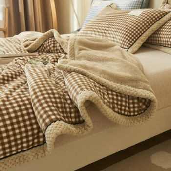 MissDeer 1pc Velvet Blanket Pokrivač Style Bedspread pokrivač za krevet Sofa/Travel Shawl Warm Bed Lanen for Winter Home Pokrivač