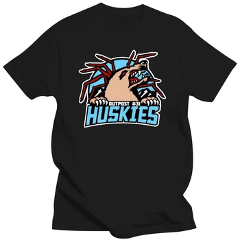Muška majica s po cijeloj površini, хлопковая majica okruglog izreza i kratkih rukava, Novi stil, ženska t-shirt Outpost 31 Huskies Movies
