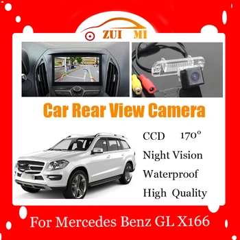 Auto Kamera retrovizor retrovizor Za Mercedes Benz GL X166 Vodootporne CCD Full HD Night Vision Sigurnosna Парковочная Skladište