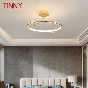 Stropna svjetiljka TINNY u Skandinavskom stilu, moderno dekor u obliku leptira, Luksuzni led svjetiljka 3 boje, kreativne rasvjete za kuće, spavaće sobe, radne sobe