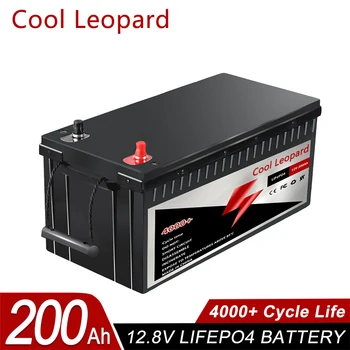 LiFePO4 baterija 12V 200Ah za zamjenu za veći dio backup napajanja, matične pohranu energije, autonomne baterije za RV, ugrađene u BMS