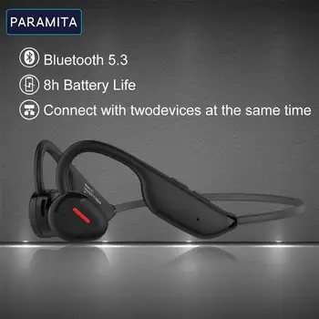 Slušalice PARAMITA S mjerač Vodljivosti, Bežične Bluetooth Slušalice, Vodootporan Sportski Slušalice sa Mikrofonom za Trening, Trčanja, Vožnje