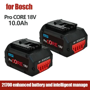 100% kvalitetni Li-Ion Punjiva Baterija 18V 10.0 Ah GBA18V80 za Punjive Дрелей Bosch 18 Volt MAX s Električnim upravljanjem