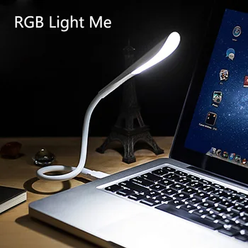 Mini-USB Knjiški lampa Ručni lampa za čitanje s podesivim svjetline za desktop notebook lampe za banke hrane Džep noćno svjetlo za kampiranje