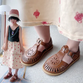 Modx 2023, Nove Sandale za djevojčice, Dječje Cipele m2 Na mekani potplat s navojem, Moda