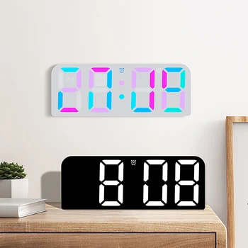 Led digitalni sat Kreativna elektronski sat, prikaz vremena, temperature, Spavaća soba, маятниковый alarm, daljinsko upravljanje, dnevni boravak