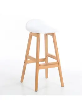 Moderan dizajn bar stolica od punog drveta, bar stolica northern wind, moderan kreativni kuhinjski stolac u skandinavskom stilu