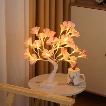 Fiber-optički cvjetni božićnih vijenaca, led ukrasi za Božićni domjenak, Užaren drvca, Svjetiljke za uređenje doma, led noćni vijenac