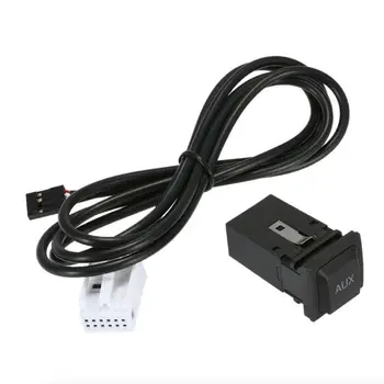 Auto USB AUX audio kabel prekidača za VW1 Golf GT I R MK6 MK5 Jetta RCD310 RCD510