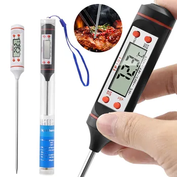 Igličasti termometar za ulje, termometre, Instant očitavanje temperature mesa, Tester sa sondom za jela na žaru