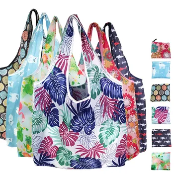 Modne Marke ženske torbe 2023 s cvjetnim ispis, ekološki proizvodi, Torbe za kupovinu, Reusable Sklopivi Ženska torba-тоут, torba za kupovinu