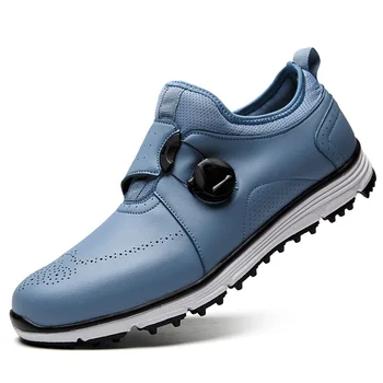 Kožne cipele za golf Muške vodootporne patike za golf Profesionalna sportska obuća za vježbanje golf Cipele za trenera za hodanje