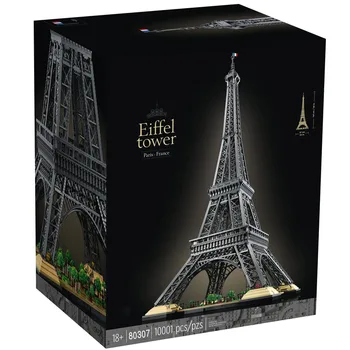 10001 KOM, Velike blokove Eiffelovog tornja, Cigle, obrazovanje, Božićni pokloni za Rođendan, igračke, kompatibilne 10307 10181 17002