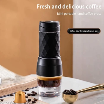 Aparat za espresso kavu, ručna preša za izradu kapsula za mljevene kave, Prijenosni aparat za kuhanje prahu kava, Kava kapsula