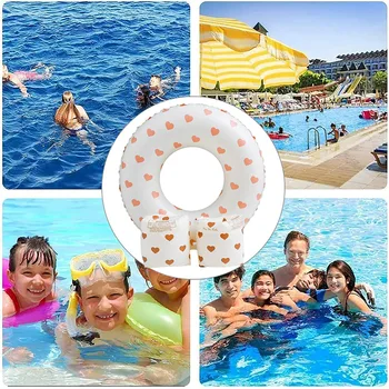 Vanjski krug za bazen, topljenje za bazen od PVC-a, dječji otporan na habanje, Unisex, za višekratnu upotrebu, pogodan za plažu zurke