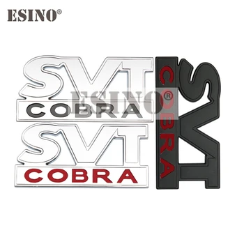 Auto-Stil 3D Metalni Amblem Od Kromiranog Цинкового Legure SVT Cobra Ikonu Karoserije Automobila Amblem Za Ford Mustang SVT Cobra Mustang GT 5.0