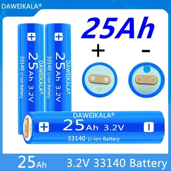 Nova Baterija lifepo4 25Ah 33140 3,2 U Akumulator za diy 4S 12v 24V 36V 48V 20Ah 30Ah Baterija za električne alate