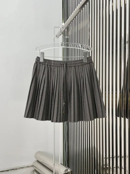 154170 Moderan Klasični Luksuzni Dizajn, Ljetna Novost, Slatka Плиссированная Mini suknja u kavez, Ženska C4