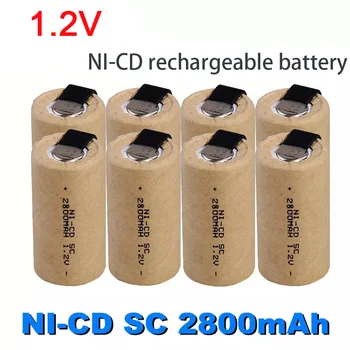NI-CD baterija SC 2800 mah 1,2 za električni odvijač, električne alate i tako dalje