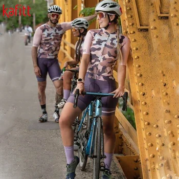 KAFITT Ciclismo Mujer Kvalitetna Ženska Ljetna Biciklistička odjeća kratkih rukava, Biciklistička sportska odjeća, Odjeća za Biciklizma, Dres Siroko