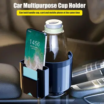 Podesiva Auto Držač čaša s Okretnim priključne stanice Namjenu Univerzalni Stalak za piće Coaster za vozila Easy Slide Base Car Supply